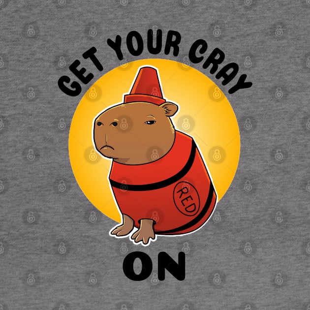 Get your cray on Capybara Crayon by capydays